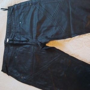 Free people leather pants